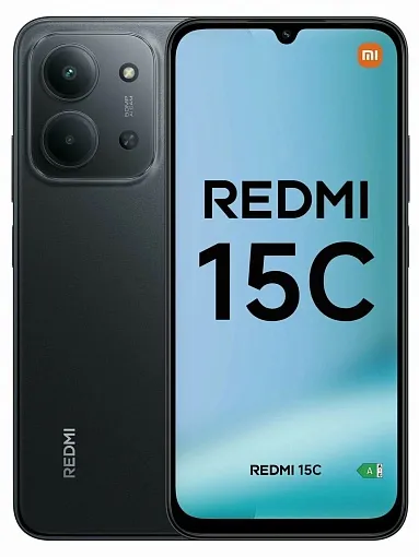 Смартфон Xiaomi Redmi 15C 4G 8/256 ГБ, черный