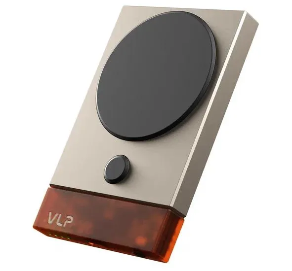 Внешний аккумулятор "vlp" NEO MagSafe, Qi2.2, 10000 mAh, янтарно-серый
