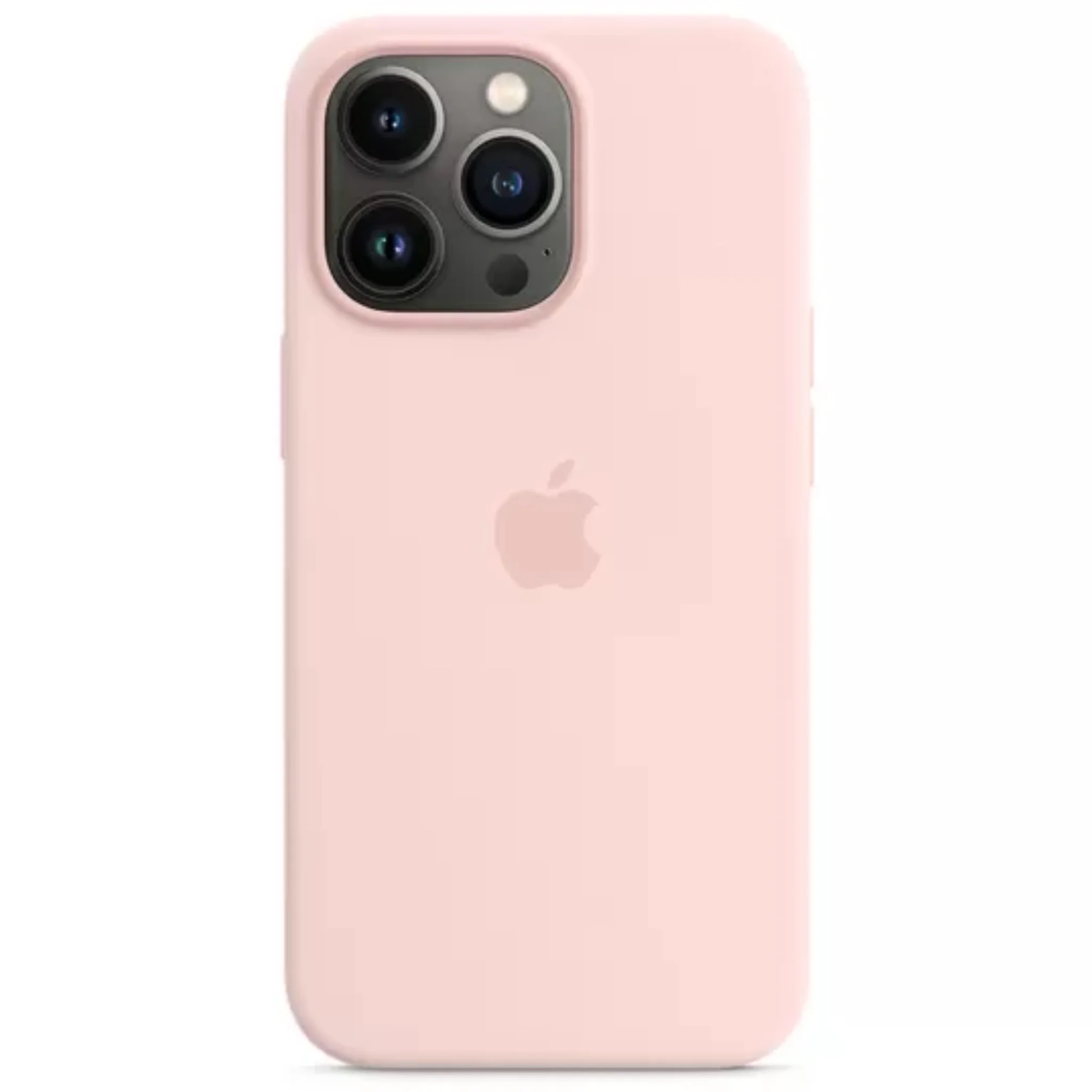 Чехол силиконовый MagSafe iPhone 13 Pro Max, нежно-розовый